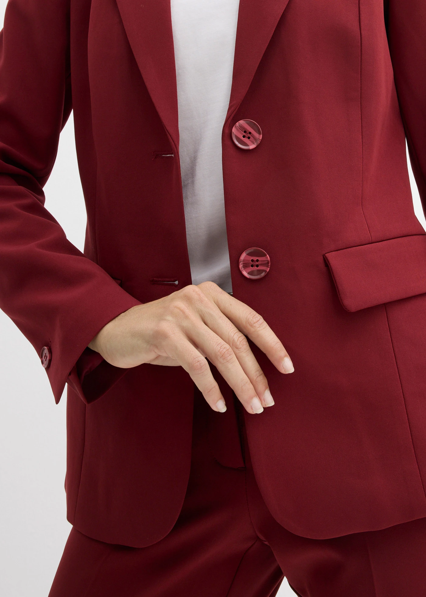 Costum cu pantaloni • roșu rubiniu • magazin bonprix