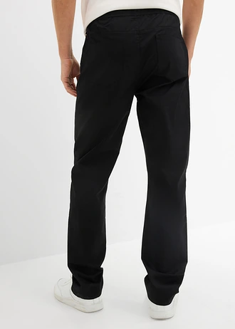 Regular Fit belebújós sztreccsnadrág, Straight • sötét antracitszürke • bonprix áruház