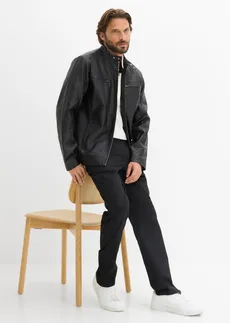 Pantalon jogger droit et extensible, regular • anthracite foncé • Boutique bonprix