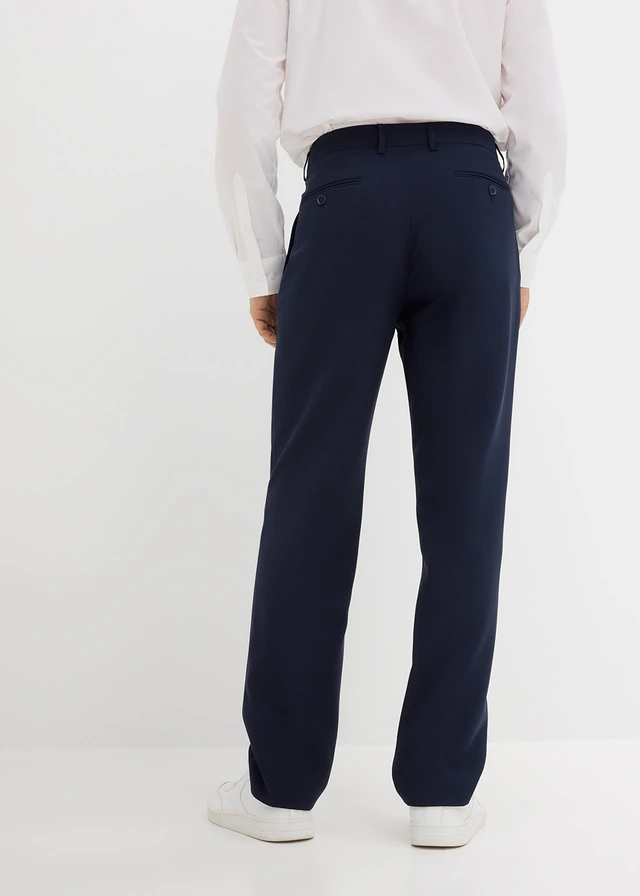 Mix & match pantalon, regular fit, Kleur: inktblauw