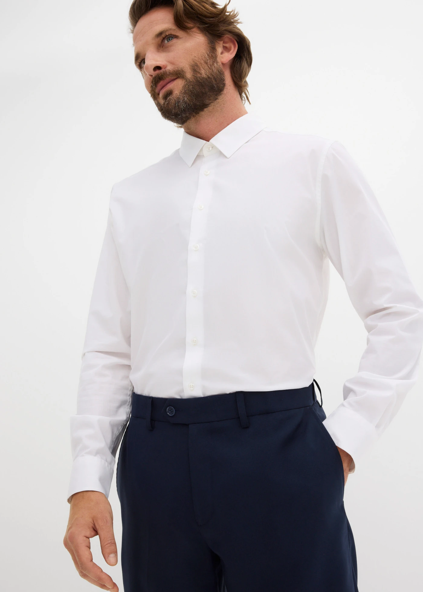 Modulární business kalhoty, Regular Fit • inkoustově modrá • bonprix obchod