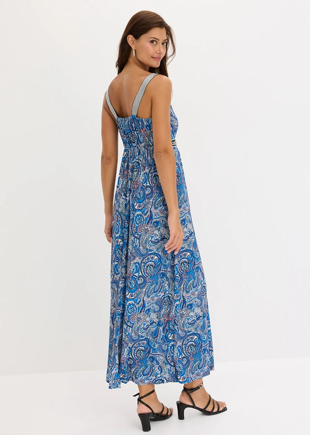 Robe longue avec applications • bleu arctique paisley • product-page.page-title-suffix