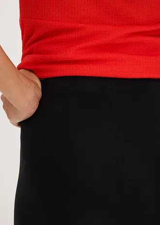 Legging corsaire à dentelle • noir • Boutique bonprix