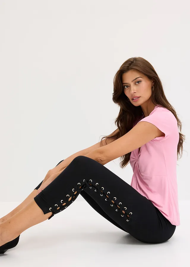 Legging corsaire avec laçage • noir • product-page.page-title-suffix