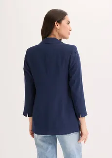 Blazer long • bleu foncé • Boutique bonprix