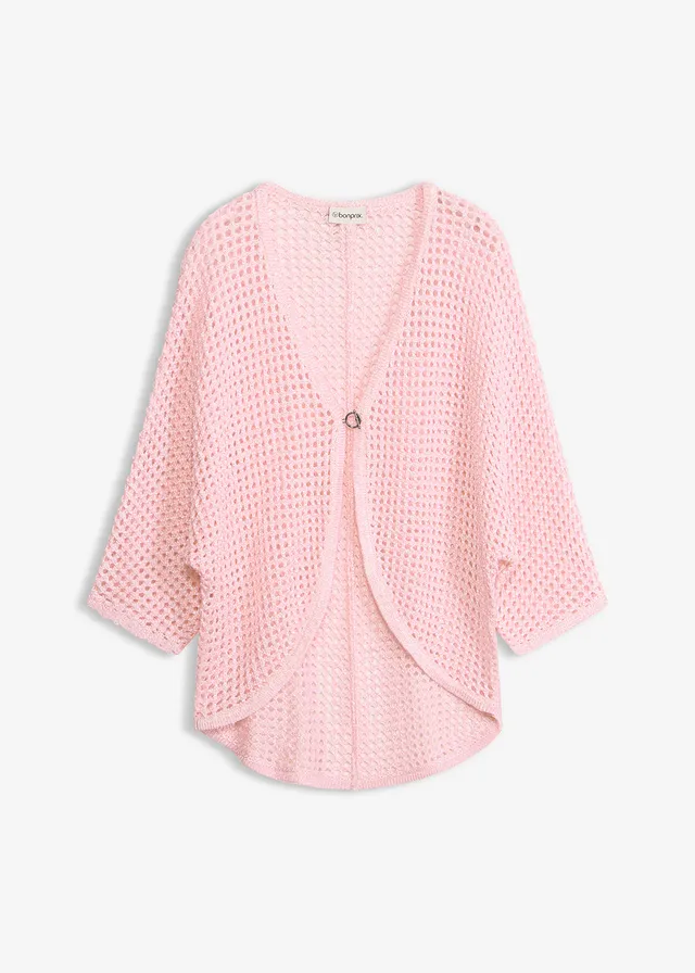 Ajour vest, Kleur: lichtroze