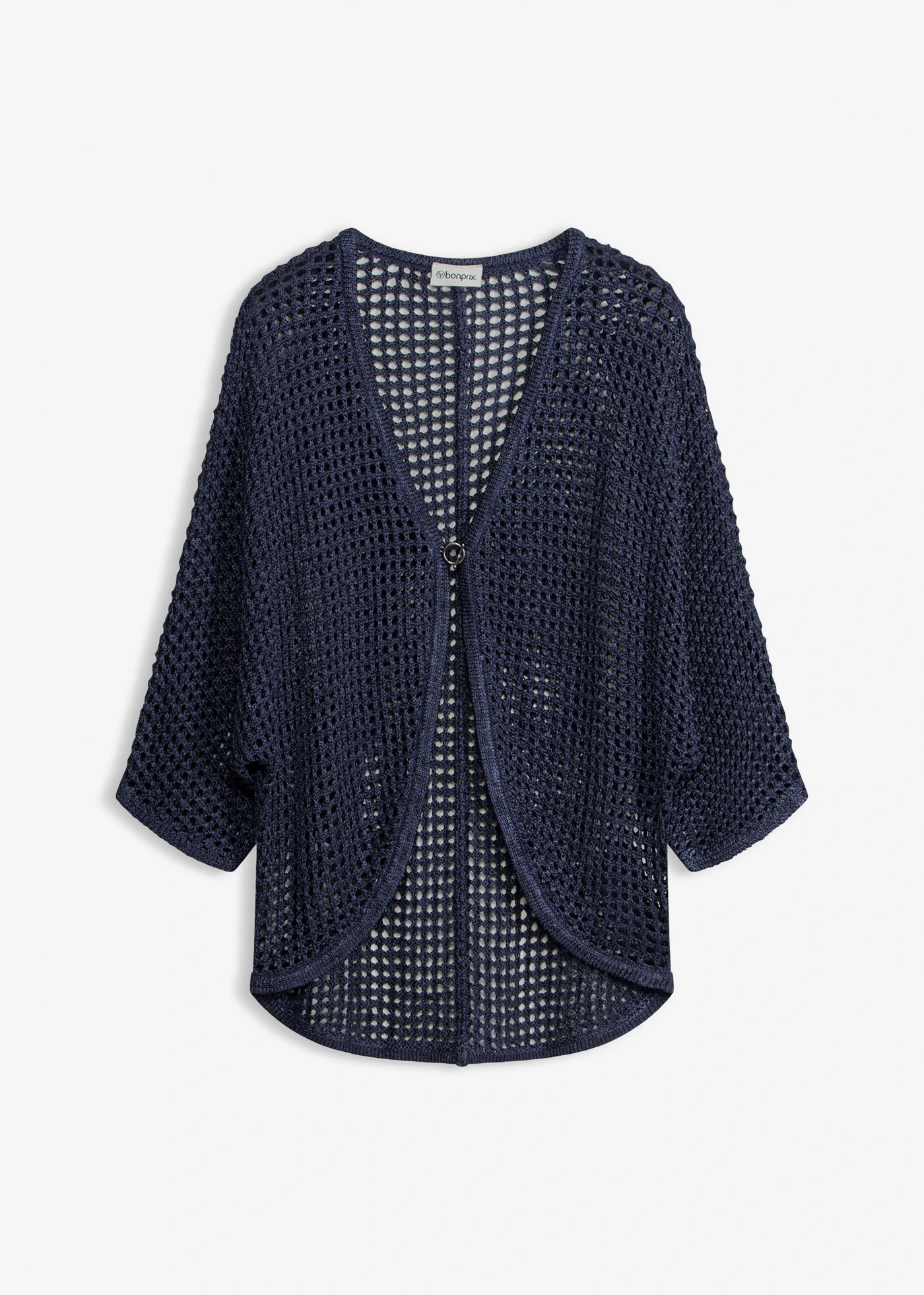 Ajour vest • donkerblauw • bonprix online shop