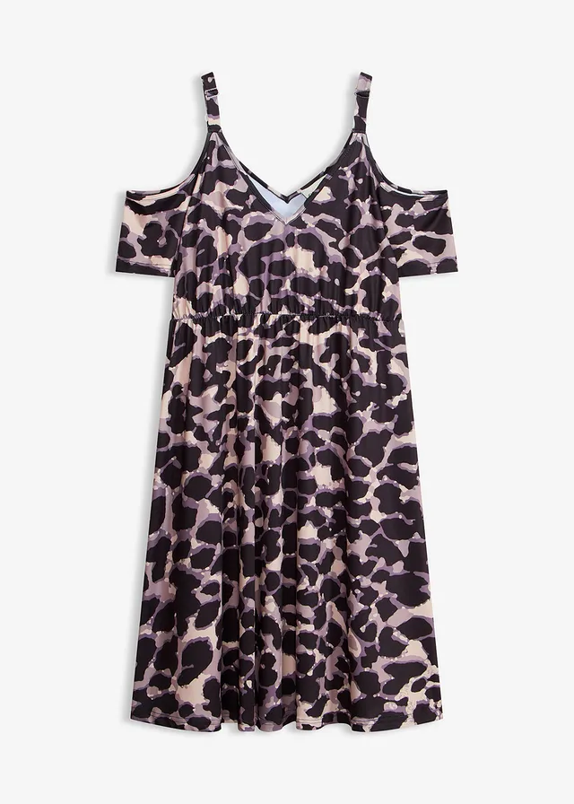 Mini jurk met open schouders