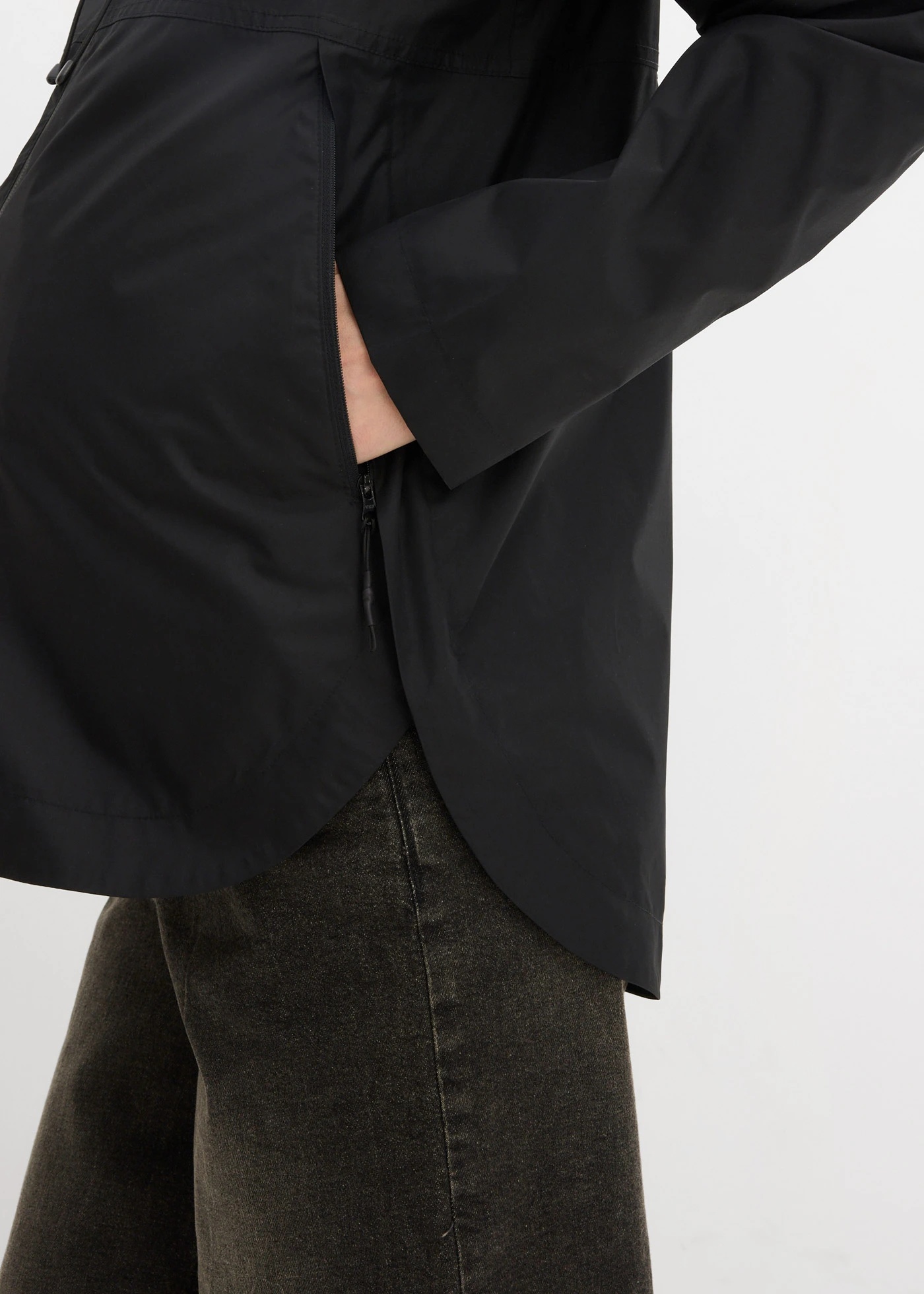 Veste de grossesse ultra-légère imperméable et coupe-vent, fonction portage • noir • Boutique bonprix