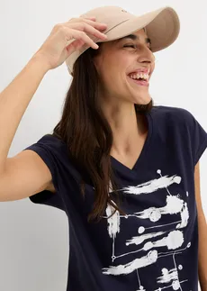 Shirt • donkerblauw/wit • bonprix online shop