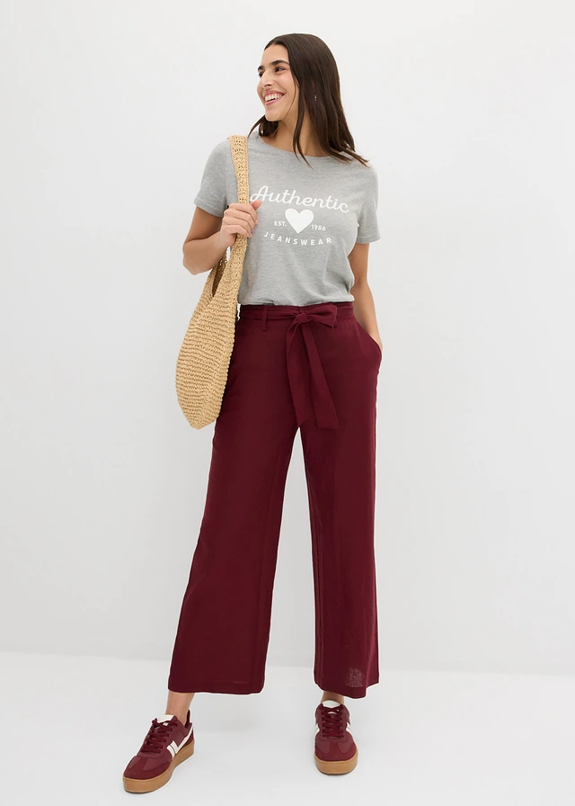 T-shirt • gris clair chiné imprimé • product-page.page-title-suffix