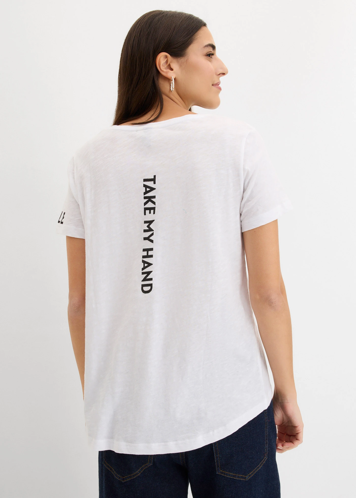 Tricou cu imprimeu • alb cu imprimeu • magazin bonprix