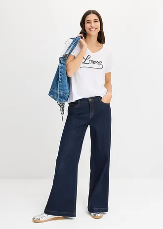 Shirt met print • wit met print • bonprix online shop