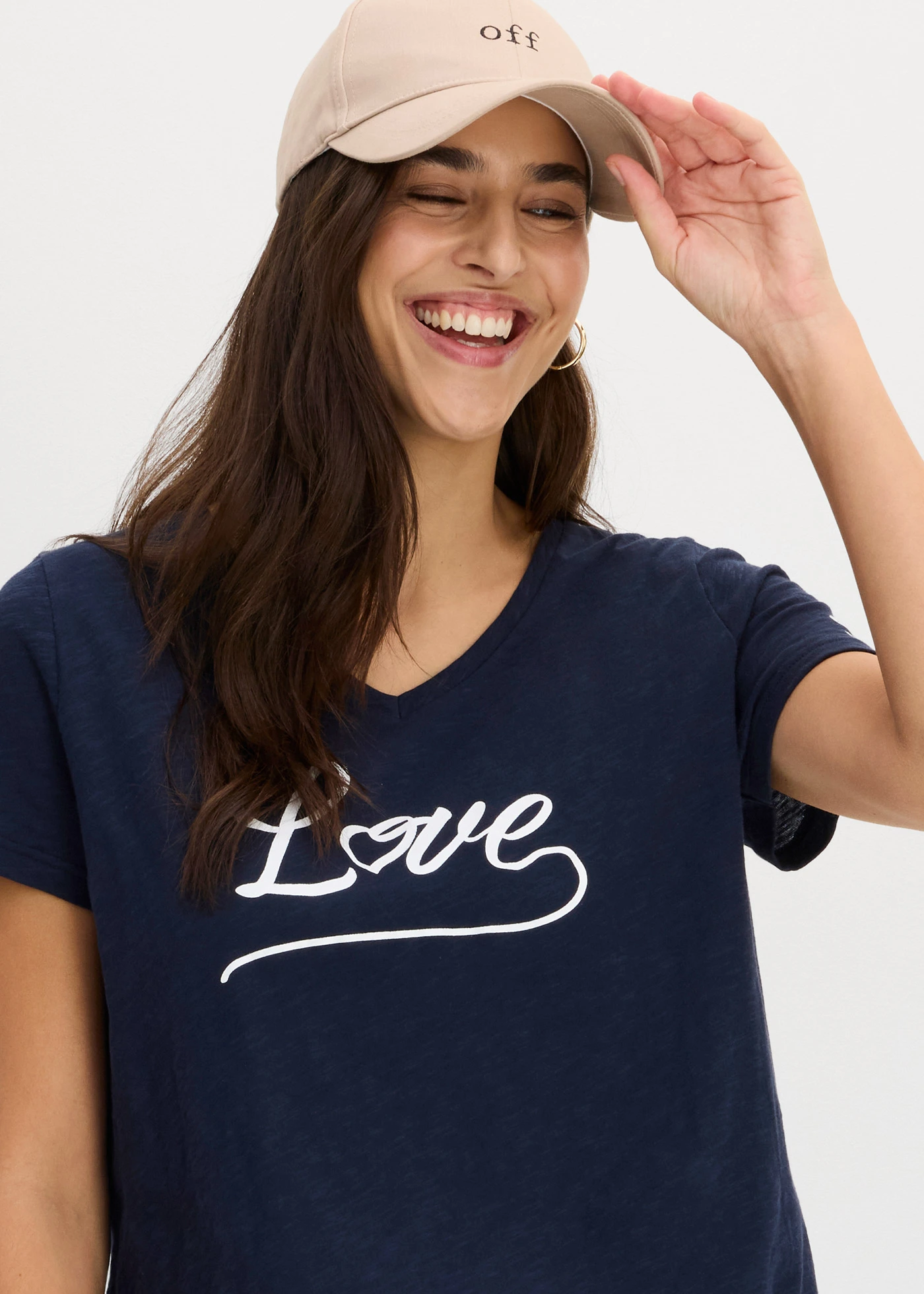 Tricou cu imprimeu • bleumarin cu imprimeu • magazin bonprix