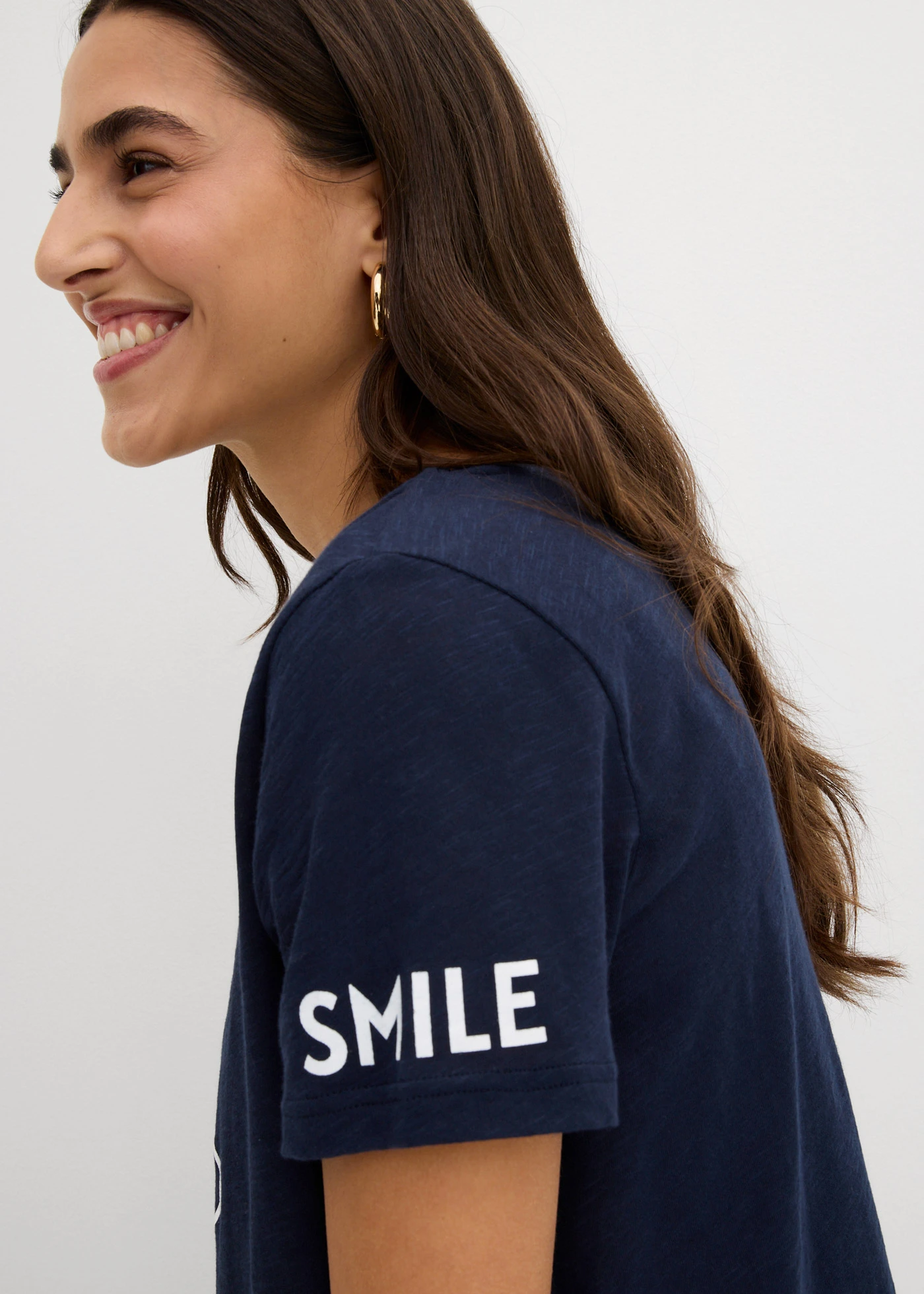 T-shirt à imprimé • bleu foncé imprimé • Boutique bonprix