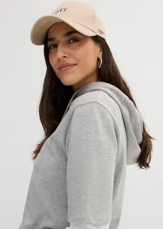 Hoodie van een katoenmix • lichtgrijs gemêleerd • bonprix online shop