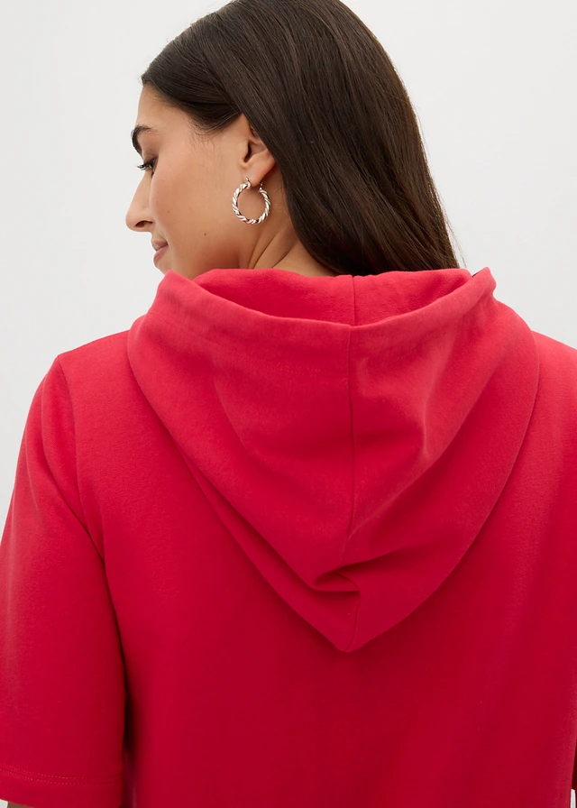 Hoodie van een katoenmix • rood • product-page.page-title-suffix