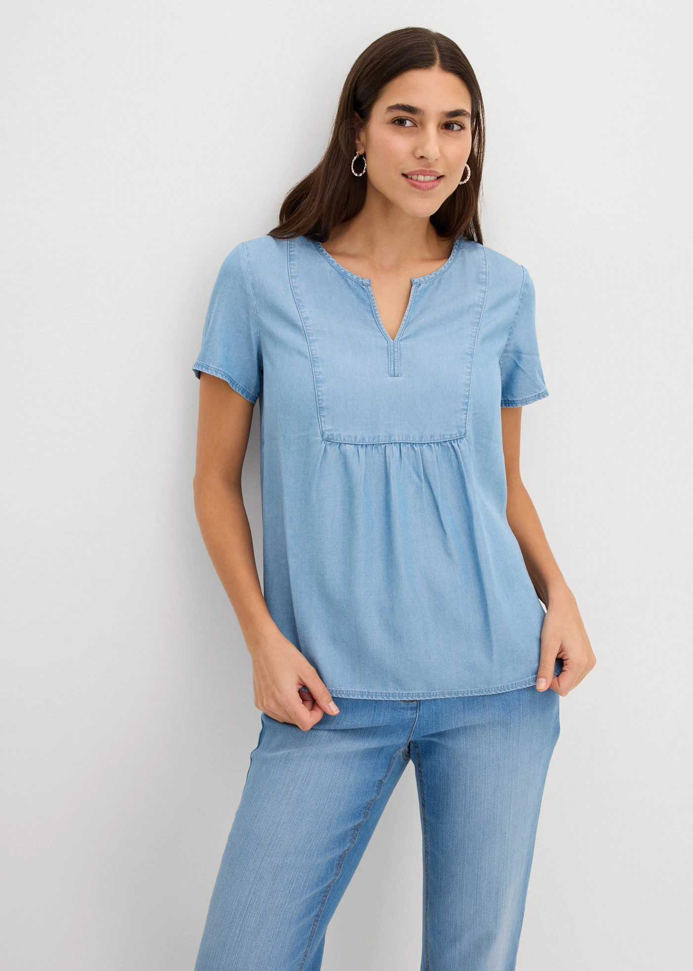 Tunika jeansowa • jasnoniebieski denim • sklep bonprix