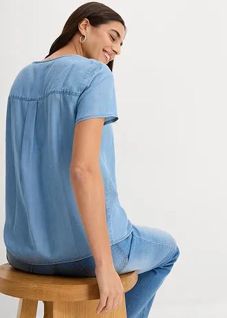 Džínsová tunika • svetlomodrá denim • obchod bonprix