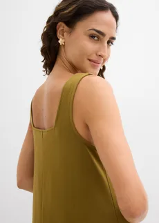 Rochie din jerse din bumbac organic 100% • verde-natur • magazin bonprix