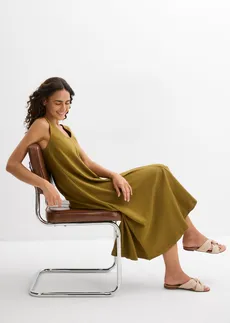 Rochie din jerse din bumbac organic 100% • verde-natur • magazin bonprix