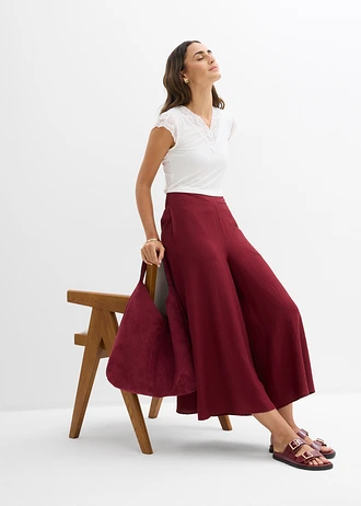 Shirt in een viscosemix, Kleur: wolwit