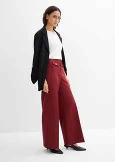 Pantalon large à pinces • rouge rubis • Boutique bonprix
