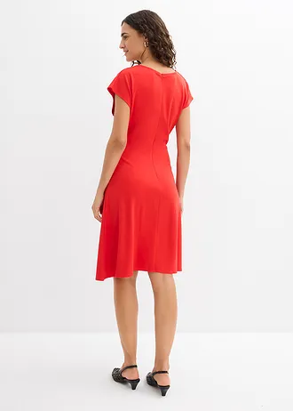 Midi jurk van Punto di Roma • aardbeirood • bonprix online shop