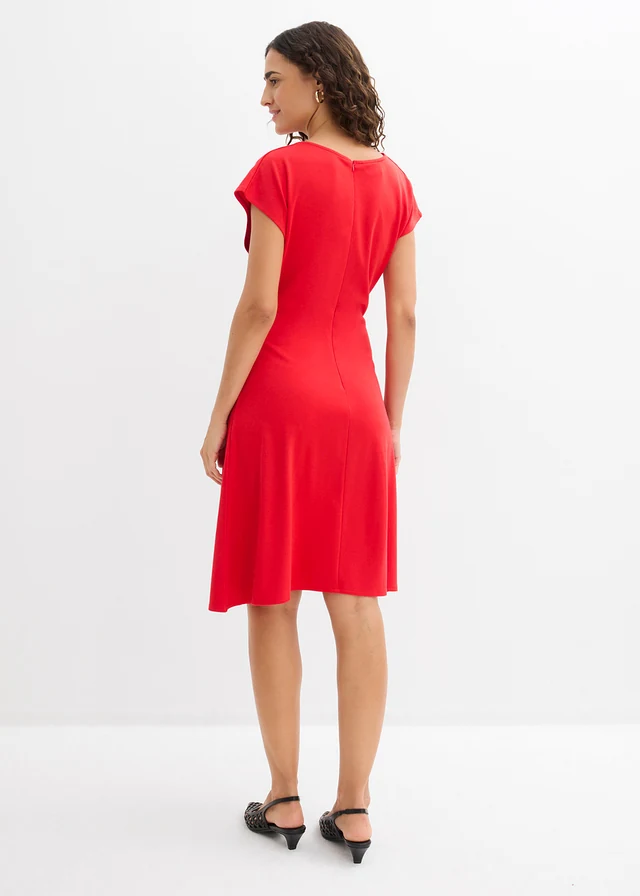 Midi jurk van Punto di Roma • aardbeirood • product-page.page-title-suffix