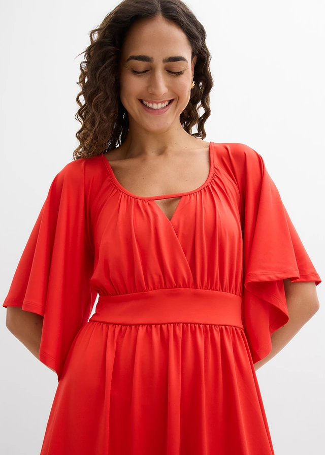 Robe courte à volant • fraise • product-page.page-title-suffix