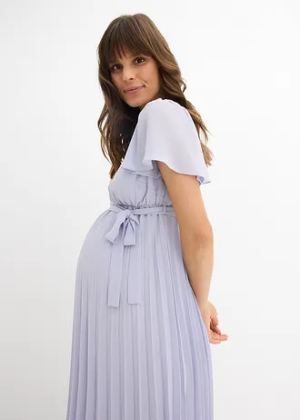 Zwangerschapsjurk van fijne georgette • paars poudre • bonprix online shop