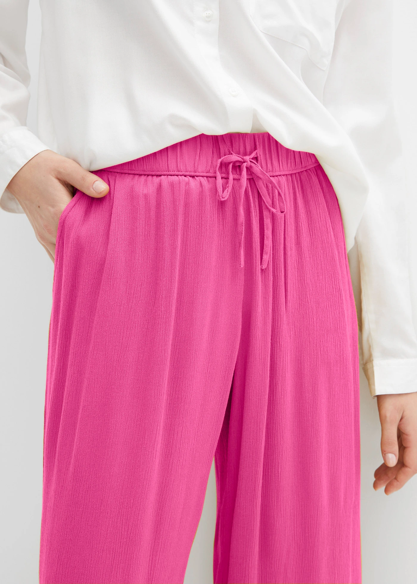 Pantalon en viscose, taille élastiquée • pink lady • Boutique bonprix