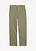 Pantalon raccourci en twill coton extensible, Couleur: olive