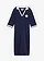 Robe polo 100% coton, Couleur: bleu foncé