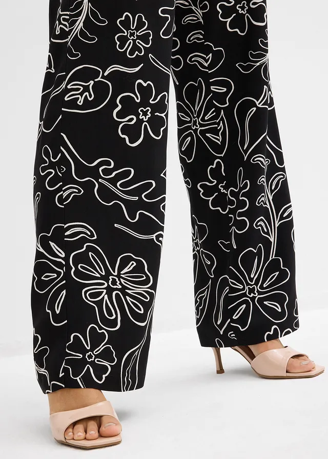 Marlene Dietrich broek • zwart gedessineerd • product-page.page-title-suffix