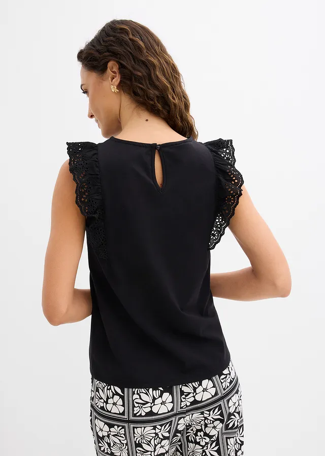 Top en coton extensible • noir • product-page.page-title-suffix