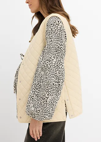 6-in1 zwangerschaps-/overgangsjas en bodywarmer met draaginzet • beige • bonprix online shop