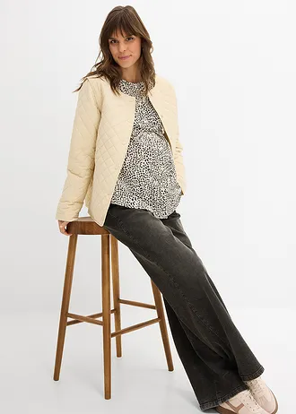 6-in1 zwangerschaps-/overgangsjas en bodywarmer met draaginzet • beige • bonprix online shop