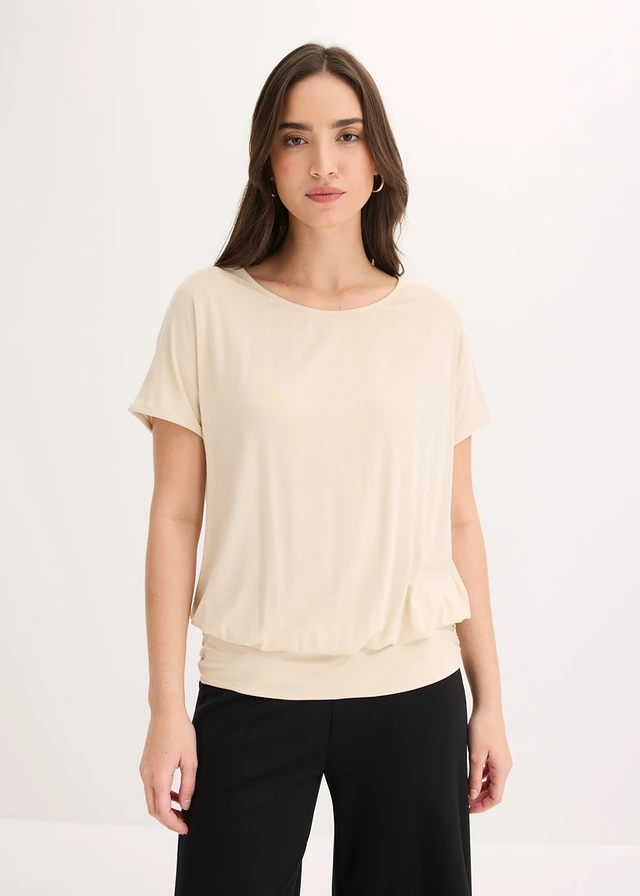 Shirt in een zachte viscosemix • lichtsand • product-page.page-title-suffix