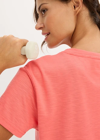 Outdoor shirt (set van 2), sneldrogend • koraalpink+zwart • bonprix online shop