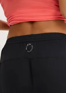 Comfort capri sportbroek met wijde pijpen, sneldrogend • zwart • bonprix online shop