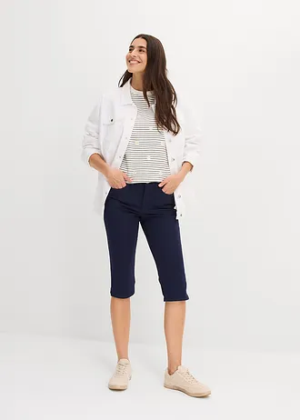 Proužkované tričko z čisté bavlny, barva: přírodní bílo-černá s proužky