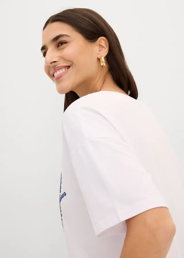 Sweat léger en viscose mélangée • blanc imprimé • product-page.page-title-suffix