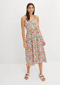 Shirtjurk in een katoen-viscosemix, Kleur: wolwit/zwart/feloranje/aardbeirood/rookviolet/edelsteengroen