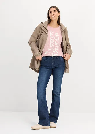 Longshirt van biologisch katoen, Kleur: asroze