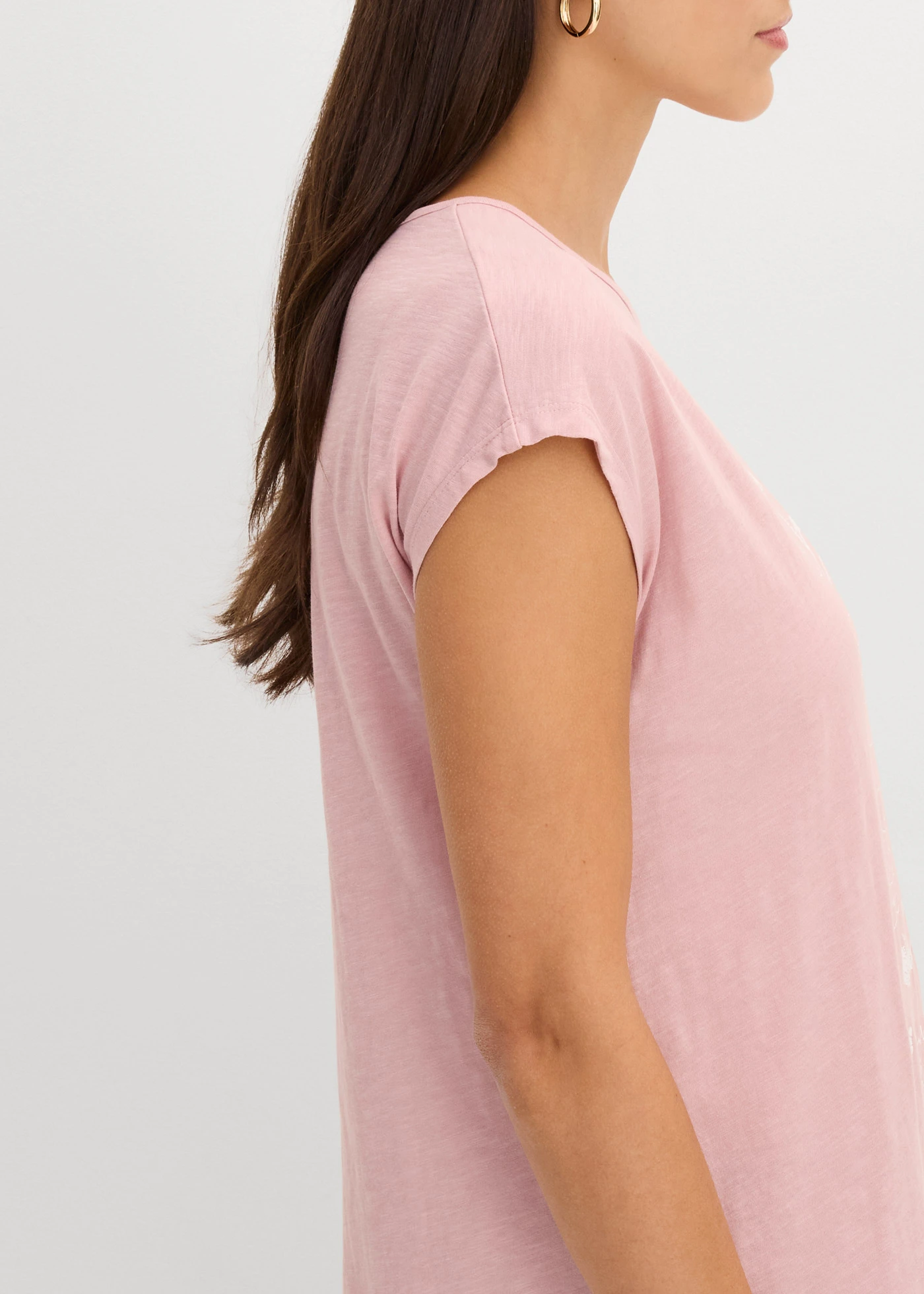 Longshirt van biologisch katoen • asroze • bonprix online shop