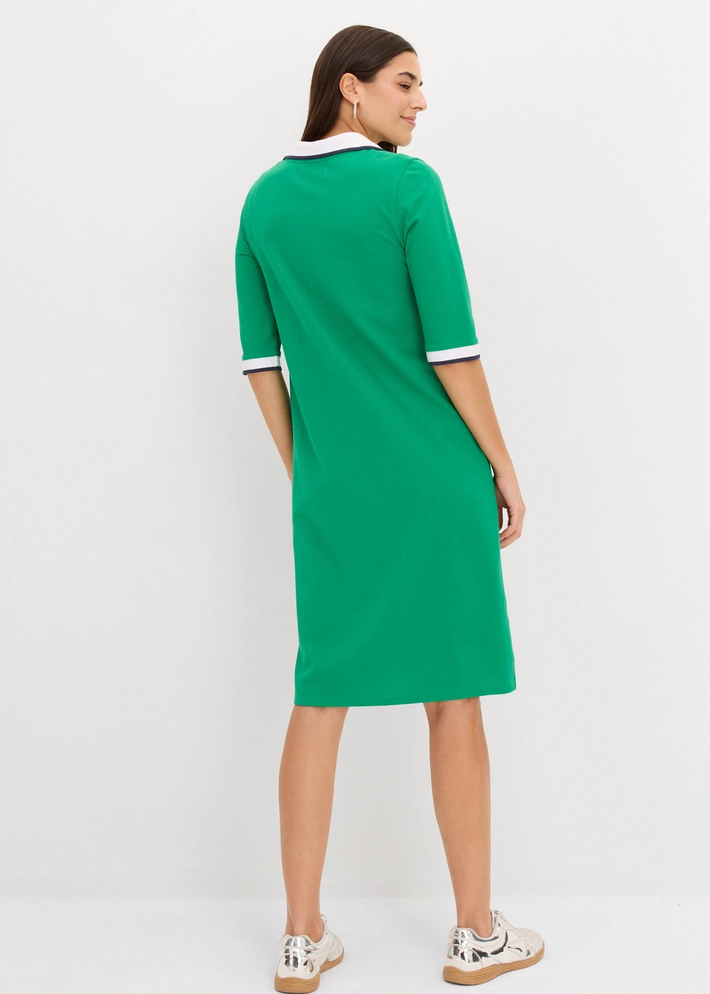 Polojurk van katoen • edelsteengroen • bonprix online shop