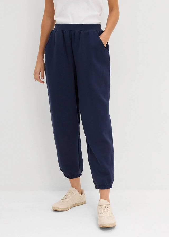 Pantalon sweat, coupe ballon • bleu foncé • product-page.page-title-suffix