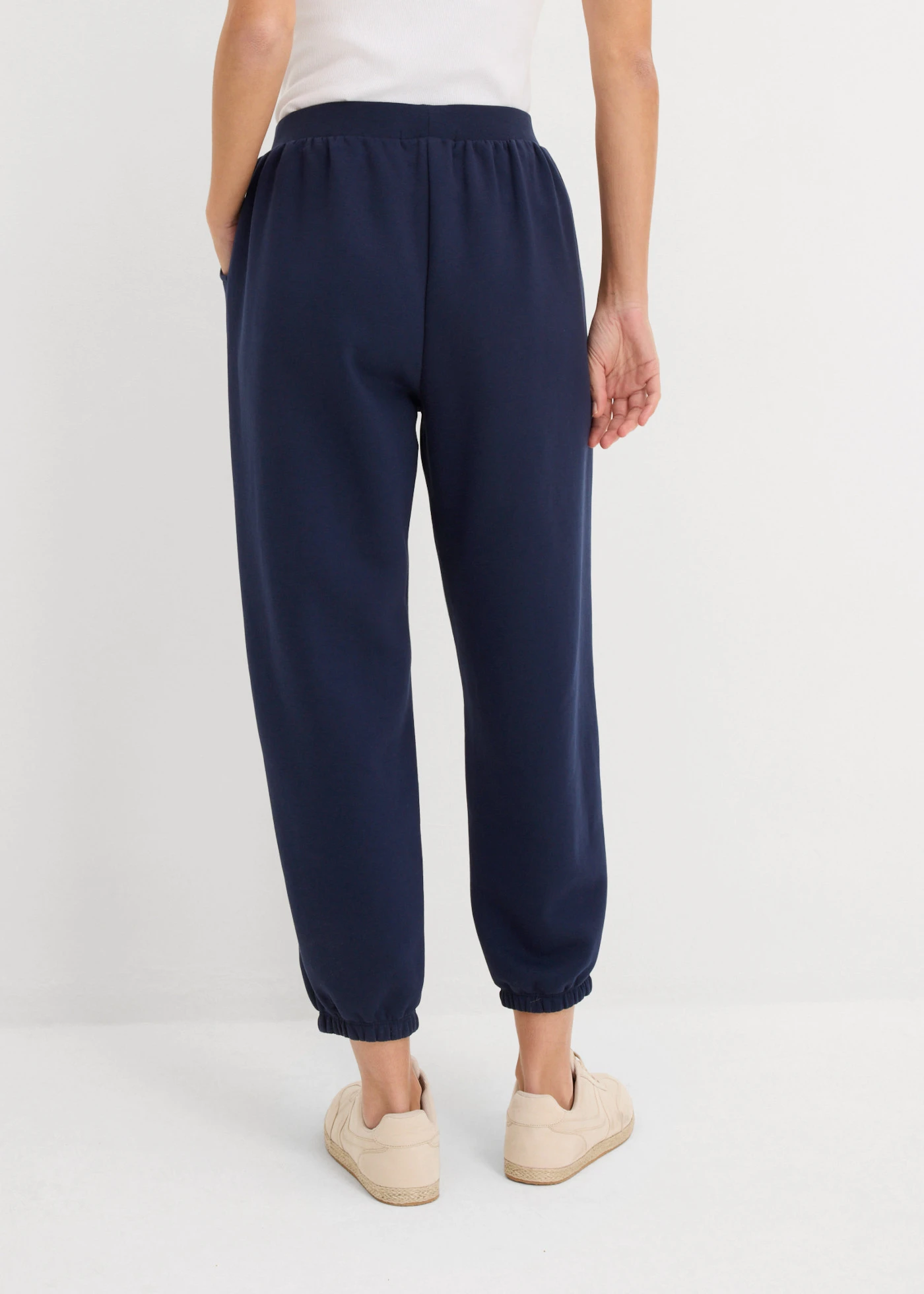 Sweatpants, ballonlijn • donkerblauw • bonprix online shop