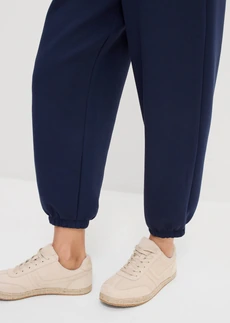 Pantalon sweat, coupe ballon • bleu foncé • Boutique bonprix
